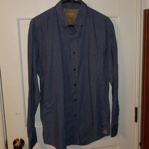 George Blue Plaid Button Down